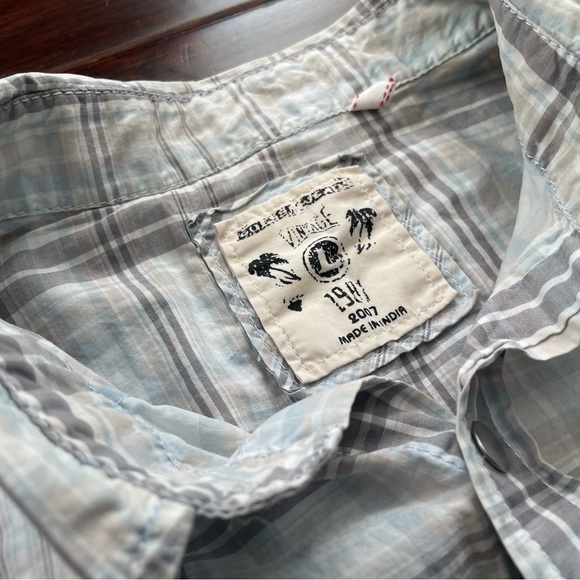 Guess Jeans Western Snap Closure Shirt with Embroidery Size Large - Picture 4 of 9